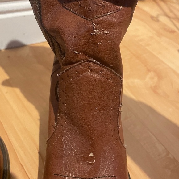 Mia leather cowboy booties - Picture 9 of 11